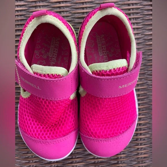 Merrell Baby Girl Bare Steps H2O Sneakers Water Sandals Very Gently Used - Picture 9 of 10